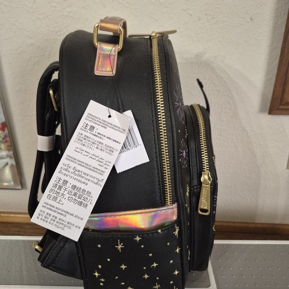 Loungefly Black and Gold Disney Backpack main image 14